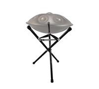 Soporte retráctil de acero para tambor de lengua y handpan, soporte de tambor de construcción de trípode reforzado con hierro, ideal para instrumentos de percusión de 10 a 22 pulgadas (Size : Small)