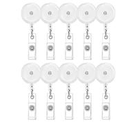 Soporte retráctil para carretes de insignia, con clip de cocodrilo para enfermera, divertido soporte para tarjetas de docente de enfermería con clip