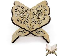 Soporte Retro del Corán,Soporte para libros de oración, Soporte de Corán,para Libros de Cocina, para Oficina, Escuela, Eid (marrón B)