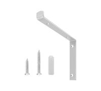 Soporte robusto en forma de L, soporte de estante de acero inoxidable, puntal de esquina de 90 grados para montaje en pared, soporte de acero reforzado para muebles