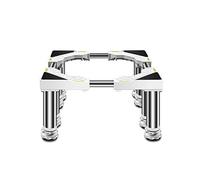 Soporte robusto para frigorífico y lavadora con patas telescópicas ajustables (65-80 cm) - Antivibración, silencioso, soporta hasta 400 kg. Ideal para frigoríficos, aires acondicionados y secadoras.