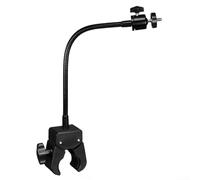 Soporte robusto para teléfono con clip para soportes de micrófono ajustables, soporta de forma segura tu dispositivo durante las transmisiones (cardán de manguito)