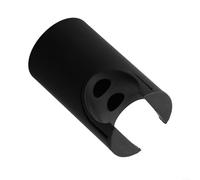 Soporte rociador de bidé de inodoro en acero inoxidable para cabezal de ducha de mano, instalación en pared, compatible con modelos comunes (negro)