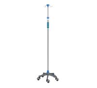 Soporte rodante for portasueros con 4 ganchos, portátil médico Postes IV