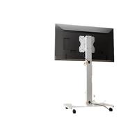 Soporte rodante for TV for televisores de 10-42 Pulgadas, Carrito de TV móvil portátil con Ruedas, Soportes de Suelo universales con Montaje Giratorio en Esquina(1pc White)