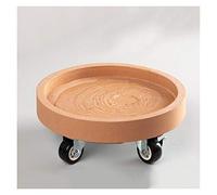 Soporte rodante para plantas con ruedas, carrito para macetas de interior y exterior, para movimiento de plantas sin esfuerzo, resistente, altura ajustable, perfecto para uso doméstico y jardín
