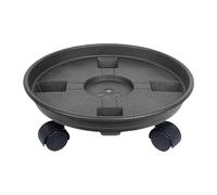 ＡＷＨＡＯ Soporte rodante para Plantas de jardín con Ruedas, Rodillo para Bandeja de Plantas, Redondo, Multiusos para jardín, Patio Trasero y Oficina, 30 CENTIMETROS