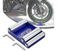 Soporte Rodillo Moto,Rodillo Moto Rueda Trasera,Caballete Moto,Azul | Soporte Rueda Moto para Limpieza de Neumáticos y Lubricación Cadenas Moto Medianas < 220 kg y Ancho de Neumático <180 mm