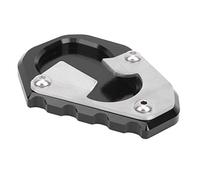 Soporte Rueda Moto, Placa de Soporte Lateral,Pata De Cabra Moto,Almohadilla de Soporte Lateral de Alta precisión, Color Negro para Evitar Que la Motocicleta se Incline para