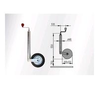 Soporte Rueda Plus R 200X50 Al-Ko 1222436