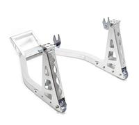 Soporte rueda trasera moto Caballete montaje motocicleta Aluminio Universal Aparcar Garaje Taller