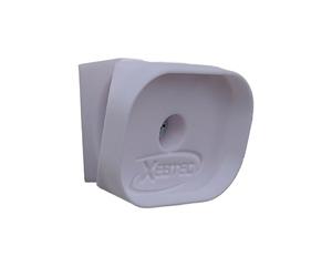 Soporte Shelly Blu Motion - Soporte de pared ajustable para detector de movimiento Shelly, 2 opciones de montaje (esquina y pared) - Inclinable 5-45° - Pegado o atornillado - Blanco | Xebtec