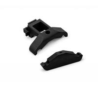 Soporte Sillín para Luz De Bicicleta Compatible con Bontrager Flare RT/ Soporte de Luz para Bici Carretera y Montaña/ Soporte de Luz Trasera Flare RT 43 mm x 7mm (Carríl Aluminio/Hierro) V2