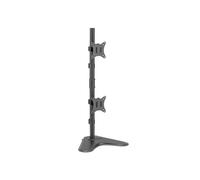 Soporte sobremesa Equip 650128 para dos monitores 17-32" vertical, 9 kg, acero, negro