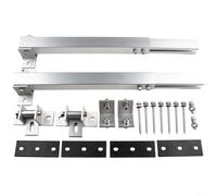 Soporte solar de techo plano ajustable, kit de soporte de panel de aleación de aluminio para caravana y yate, soporte de instalación de suelo de pared de balcón con ángulo de inclinación fotovoltaico