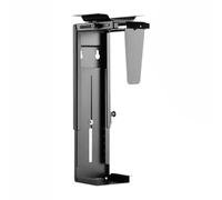 Soporte Soporte de CPU ajustable for montaje en pared y debajo del escritorio, soporte de torre de PC de acero estable for debajo del escritorio que se adapta a la mayoría de las carcasas de PC Acceso
