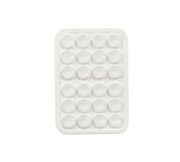 Soporte/soporte para móvil con ventosas White