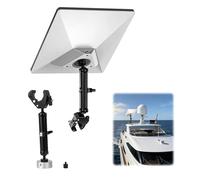 Soporte Starlink Gen 3 Ajustable 360°, Kit De Montaje En Poste Y Pared con Adaptador De Tubo, Compatible con Antena Starlink Mini Y Standard Internet Satelital Kit