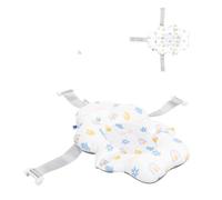 Kikkaboo Nubo - Cojín de baño para bebé, con clips de plástico, color amarillo