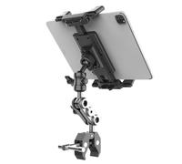 Soporte Tablet para Cinta Correr Soporte Ajustable para Tablet Micrófono | Pinza Para Tablet Manillar Cinta De Correr, Bicicleta Estática, Ciclismo Interior, Gimnasio En El Hogar, Entrenamie