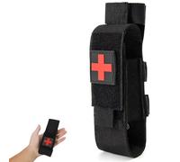Soporte táctico Molle para torniquete, Bolsa Resistente al Agua, 15x4 cm, Ideal para Primeros Auxilios, Camping, Senderismo, Escalada y emergencias, Nylon Resistente