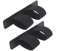 Soporte táctico Molle para torniquetes, 2 unidades, accesorio de cinturón de servicio con correa elástica, diseño negro, hecho de plástico y poliéster