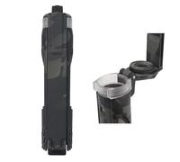 Soporte Táctico para Almacenamiento de Batería, Portátil, Impermeable, con Diseño de Una Sola Ranura y Doble Ranura para Baterías de Linterna CR123, AAA y AA(BCP,Single)