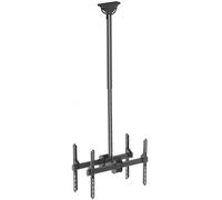 Soporte Techo Regulable Extensible para 2x LCD/TFT Plasmas 37 a 70 (Negro) - FONESTAR