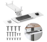 Soporte teclado ajustable Maclean ergonómico universal máxima 5kg MC-156 W