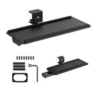 Soporte teclado bajo escritorio Maclean ajustable universal 5kg MC-108 B