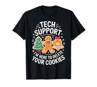 Soporte técnico Estoy aquí para borrar tu Camiseta de Galletas de Navidad Camiseta