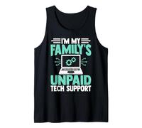 Soporte técnico no pagado de I'm My Family Funny Camiseta sin Mangas