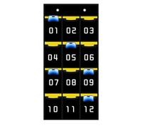 Soporte telefónico del aula: aula de soporte de teléfonos móviles, organizador de municipal de bolsillo para teléfonos móviles y pequeñas cosas con ganchos, accesorios de almacenamiento escolar para t