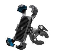 Soporte Teléfono Móvil Moto Soporte Teléfono Motocicleta Giratorio 360° Antideslizante Ajustable Ciclismo Navegación para 47-7 Pulgadas