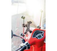 Soporte Teléfono Móvil Motocicleta Lampa Universal Negro Parabrisas Clip 91570