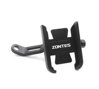 soporte teléfono móvil para motocicleta PARA ZONTES ZT125 - U 125 ZT310 310R/T/X 368G 368D/E/K/M Accesorios Manillar De Motocicleta Soporte Para Teléfono Móvil Soporte Para GPS(Mirror Black-A)