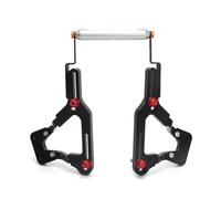 Soporte Teléfono Móvil Y Navegador para Motocicleta para Yamaha N-MAX155 Parabrisas, Smartphone, Kit De Montaje Barra Transversal Movil GPS Adaptador(22 mm)