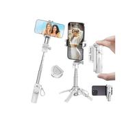 Soporte telescópico para teléfono Jmary Mt-18, mini trípode para selfies con control inalámbrico (blanco): MT-18 (blanco) Regalo sorpresa