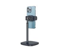 Soporte telescópico para teléfono negro