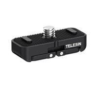 Soporte Telesin para Insta360 X4 con rosca 1/4" y silicona antivibraciones