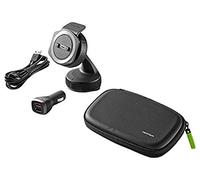 Soporte Tom Tom Rider para coche para todos los navegadores GPS de moto de TomTom, incluido el cargador dual de alta velocidad, el cable y la funda (consulte la lista de compatibilidad a continuación)