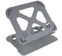 Tooq Soporte Portátil 17,3'' Elevador Ajustable Gris diseño Ergonomico y Plegable