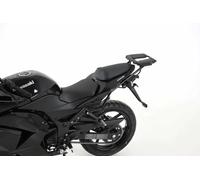 Soporte Topcase negro Alurack para Kawasaki Ninja 250 R (2008-2012)