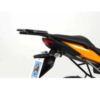 Soporte Topcase negro Alurack para Kawasaki Versys 650 (2010-2014)
