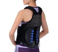 Soporte toracolumbar fijo ajustable, refuerzo de fijación Compresión torácica Apoyo de apoyo de fractura para hombres Rehabilitación de mujeres,S