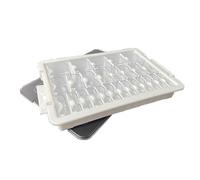 Soporte transparente multiusos para cuentas con bolsillos individuales para una clasificación eficiente y elegante de colores y tamaños en la organización del hogar
