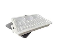 Soporte transparente multiusos para cuentas con bolsillos individuales para una clasificación eficiente y elegante de colores y tamaños en la organización del hogar