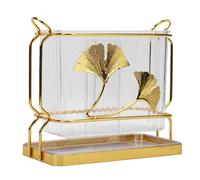 Soporte Transparente para Cubiertos con Bandeja de Drenaje Desmontable para Utensilios de Cocina de Secado Rápido, Organizador de Cubiertos, Contenedor de Almacenamiento para el Hogar
