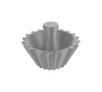 Soporte transparente para filtro de café Origami Dripper - para portabolsas de filtro Petg con 20 costillas para un ajuste perfecto, herramienta de prensado de papel de café, color negro, 81 x 36 mm