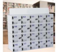 Soporte transparente para teléfono y llaves, caja de almacenamiento acrílica con 50 ranuras para un almacenamiento seguro del teléfono, perfecto para oficinas, escuelas y uso doméstico